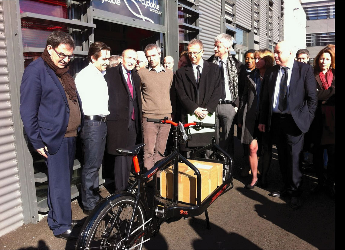 Inauguration de Greenopolis : visite de Cyclable