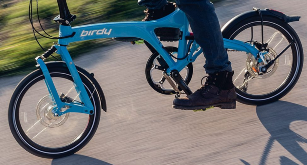 Vélo pliant Birdy bleu