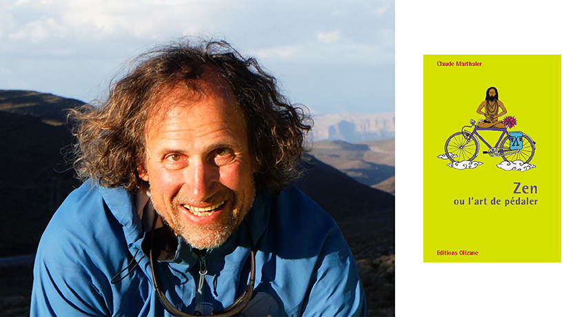 Claude Marthaler avec la présentation de son livre