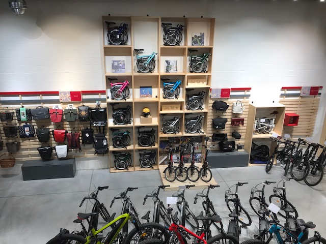 Rayon des vélos pliants Cyclable Lille Nord